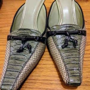 Audrey Brooke leather heels